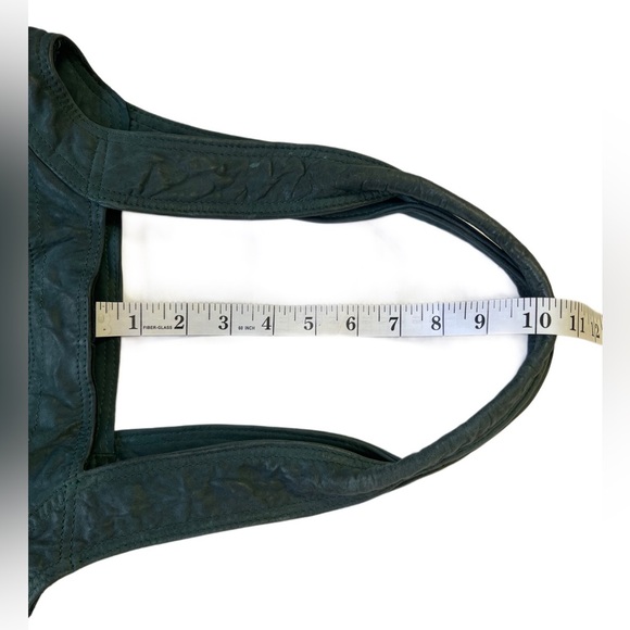 Jazmin Chebar Chic Green Shoulder Slouchy Bag Colorful Tassels Lagenlook - Picture 11 of 15